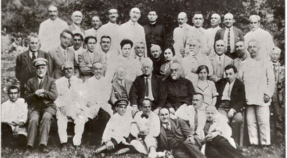 Al. Spendiaryan and the members of ՛՛Armenian Academy՛՛ (Yerevan, 1926)
