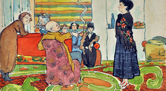 Spendiaryan at S. Parnok’s house during the training of opera ՛՛Almast՛՛ (Sudak, 1918)՛՛